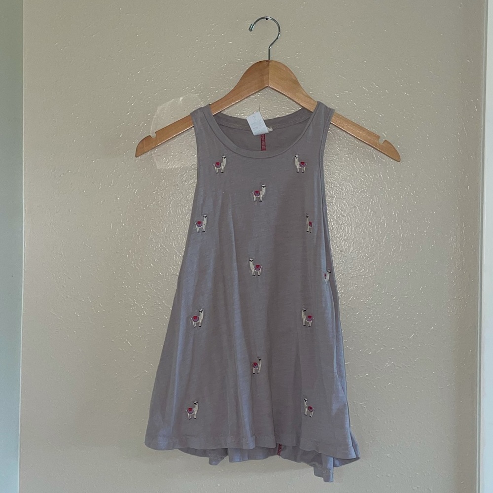 Natural Life Small Emb. Llama Tank